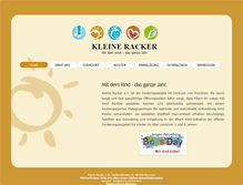 Tablet Screenshot of kleine-racker.com